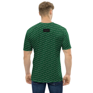 Signature Logo All Over Print T-shirt - Racing Green Mr Photogenic