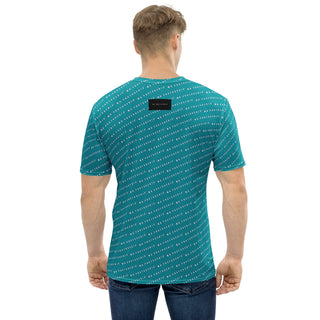 Signature Logo All Over Print T-shirt - Teal Mr Photogenic