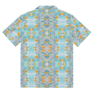 Vibing Tropics Short Sleeve Shirt - Aqua Mr Photogenic