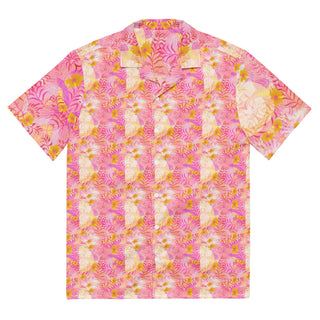 Vibing Tropics Short Sleeve Shirt - Pink Mr Photogenic