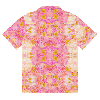 Vibing Tropics Short Sleeve Shirt - Pink Mr Photogenic