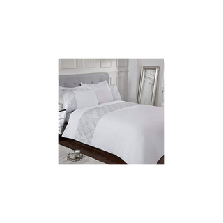 3D GEO LUREX JCQUARD CUFF WHITE D/SET SB