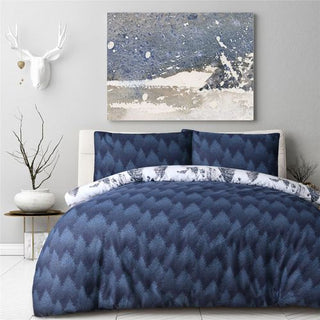 WINTER SCENE DUVET SET NAVY SK