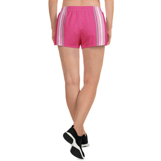 Contrast Strip Logo Shorts - Cerise Pink