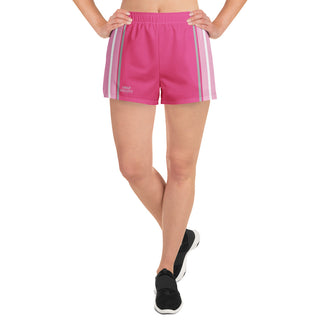 Contrast Strip Logo Shorts - Cerise Pink - XS