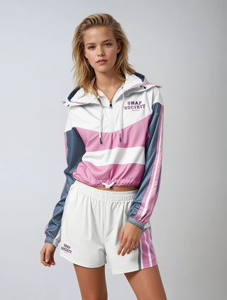 Get Active Crop Hoodie - Pink