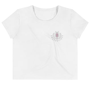 Iconic Shield Graphic Crop Tee - crop t-shirt