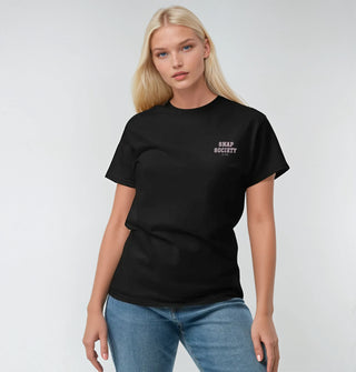 Logo Back Graphic Tee Black - T-shirts