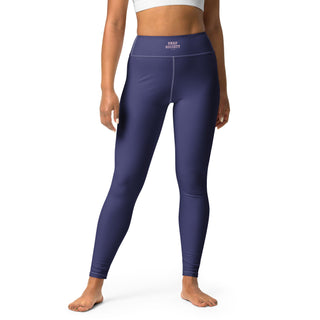 Logo contrast Stich Yoga Leggings - Purple - XS