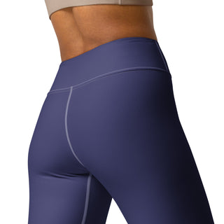 Logo contrast Stich Yoga Leggings - Purple