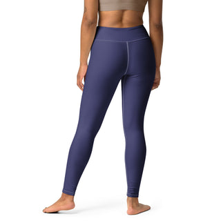 Logo contrast Stich Yoga Leggings - Purple