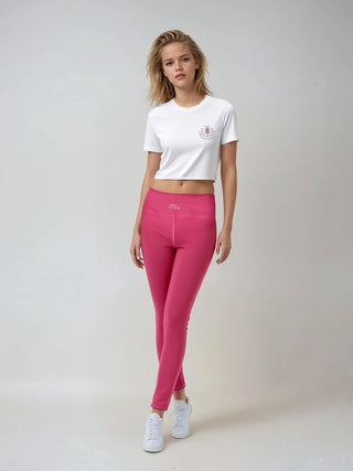 Iconic Shield Graphic Crop Tee - crop t-shirt