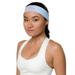 Snap Society Logo Headband in Blue