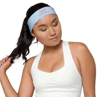 Snap Society Logo Headband in Blue