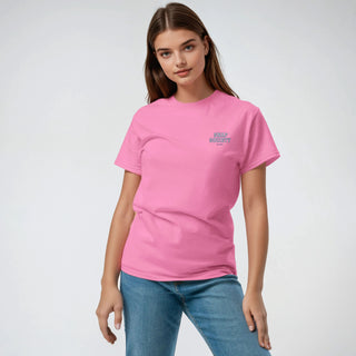 Official Logo Back Graphic Tee Pink - t-shirt
