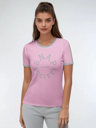 Official Logo Graphic T-shirt - Pink - t-shirt