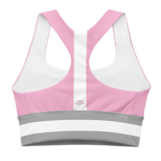 Official Logo Sports Bra Crop Top - Pink