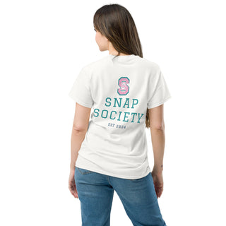 S Logo Back Graphic Classic Tee - White - t-shirt