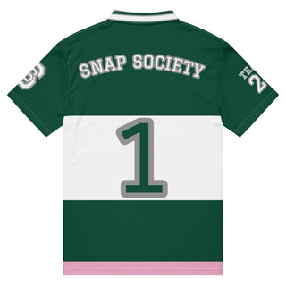 Snap Society Sporting Polo - Racing Green - polo shirt