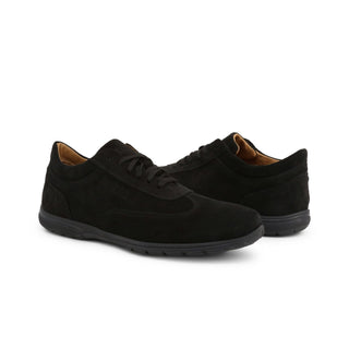 Black suede casual shoes.
